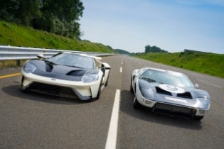 Preproduction 2022 Ford GT Heritage Edition